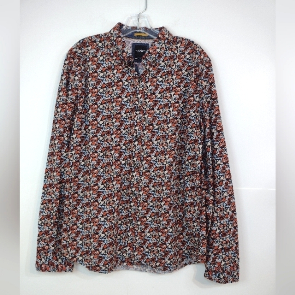 Denim & Flower Ricky Singh men's long sleeve shirt size (XL)